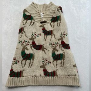 Jingles & Joy Small Dog Reindeer Holiday‎ Christmas Sweater